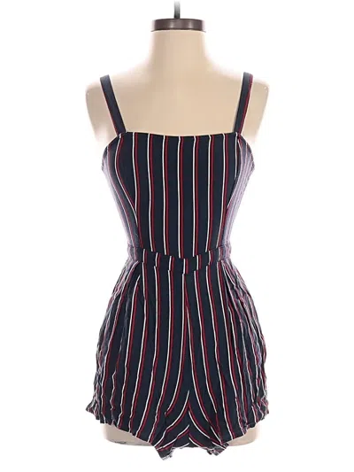 Pre-owned Hollister Romper In Blue