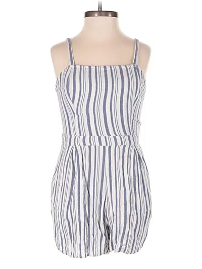 Pre-owned Hollister Romper In Blue