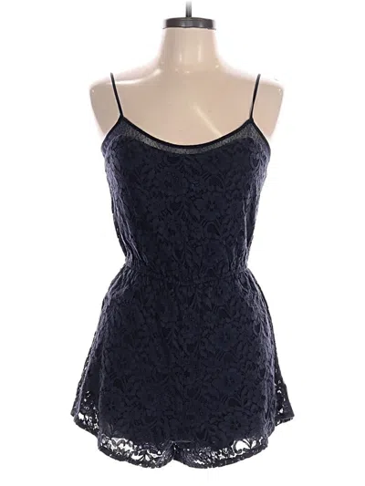 Pre-owned Hollister Romper In Blue