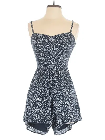 Pre-owned Hollister Romper In Blue