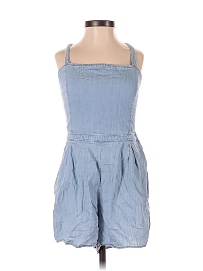 Pre-owned Hollister Romper In Blue