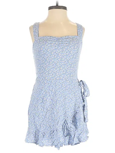 Pre-owned Hollister Romper In Blue