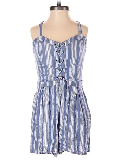 Pre-owned Hollister Romper In Blue