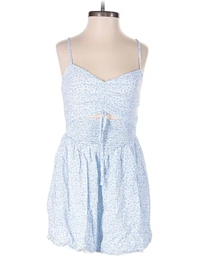 Pre-owned Hollister Romper In Blue