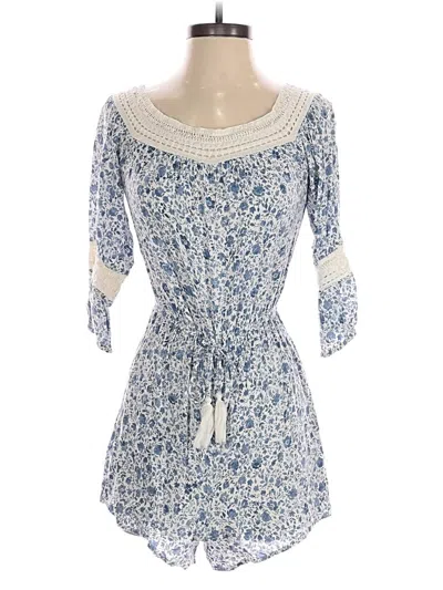 Pre-owned Hollister Romper In Blue