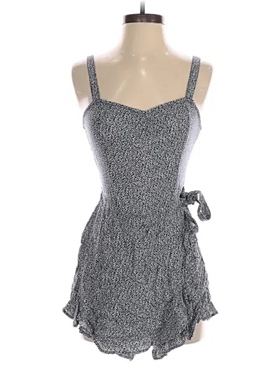 Pre-owned Hollister Romper In Gray