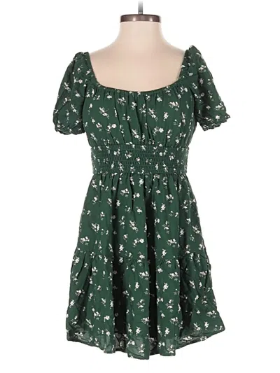 Pre-owned Hollister Romper In Green