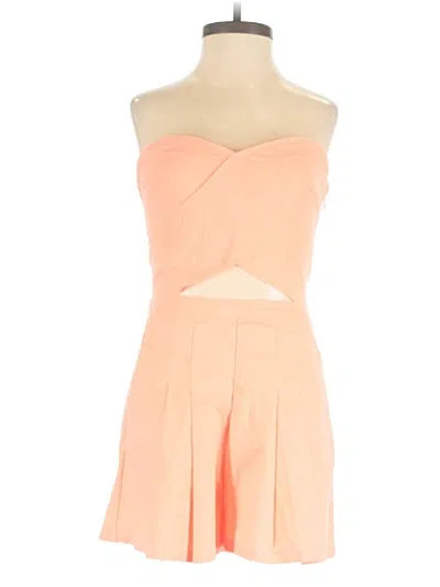 Pre-owned Hollister Romper In Orange
