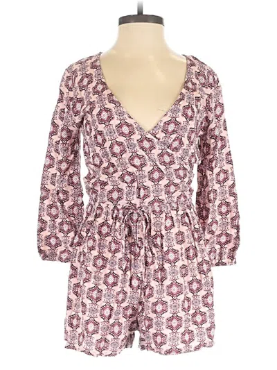 Pre-owned Hollister Romper In Purple