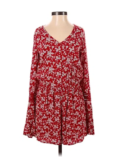 Pre-owned Hollister Romper In Red