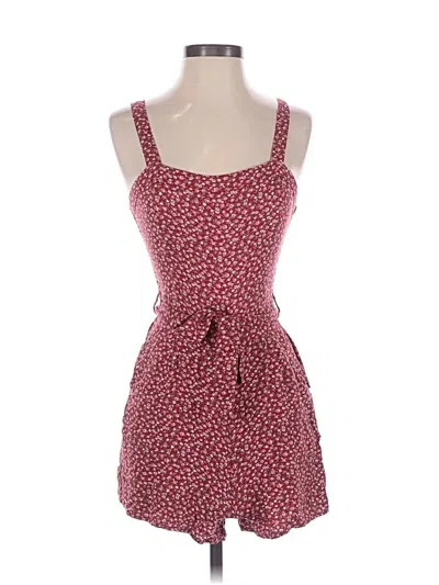 Pre-owned Hollister Romper In Red