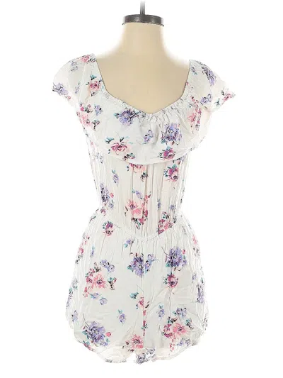 Pre-owned Hollister Romper In White