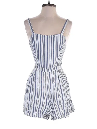 Pre-owned Hollister Romper In White