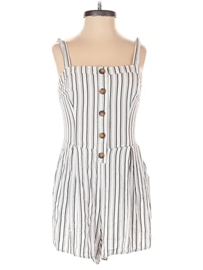 Pre-owned Hollister Romper In White