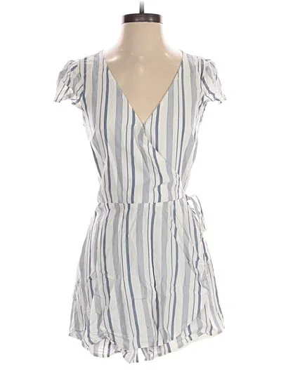 Pre-owned Hollister Romper In White