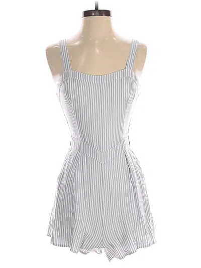 Pre-owned Hollister Romper In White