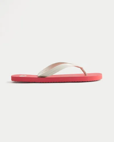 Hollister Rubber Flip Flops In Multi