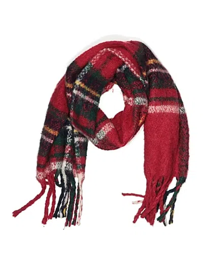 Pre-owned Hollister Scarf In Burgundy