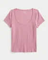 Hollister Scoop T-shirt In Pink