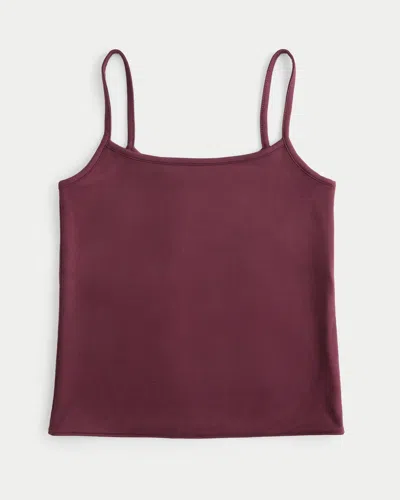 Hollister Seamless Fabric Cami In Red