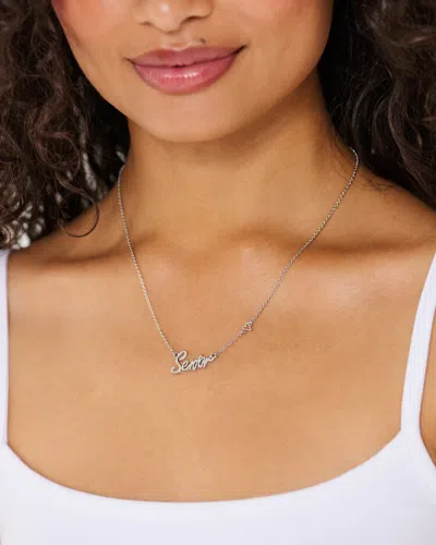 Hollister Senior Charm Necklace In Red
