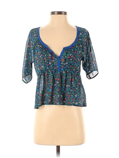 Pre-owned Hollister Short Sleeve Blouse