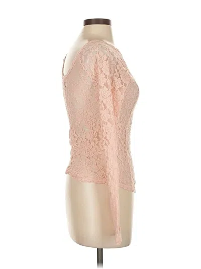 Pre-owned Hollister Short Sleeve Blouse In Pink