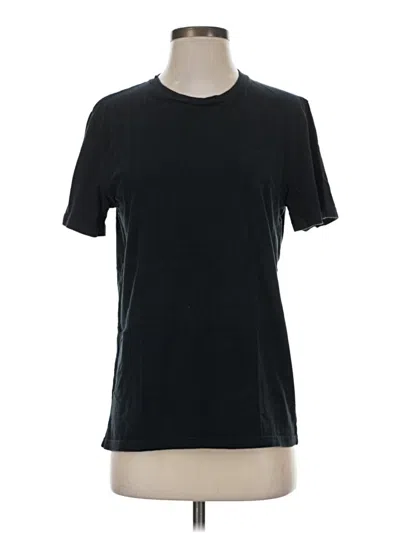 Pre-owned Hollister Short Sleeve T-shirt In Black