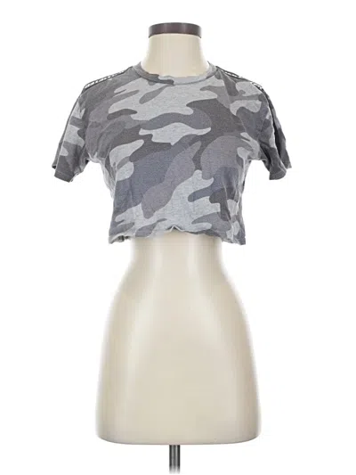 Pre-owned Hollister Short Sleeve T-shirt In Gray
