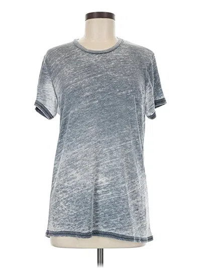 Pre-owned Hollister Short Sleeve T-shirt In Silver