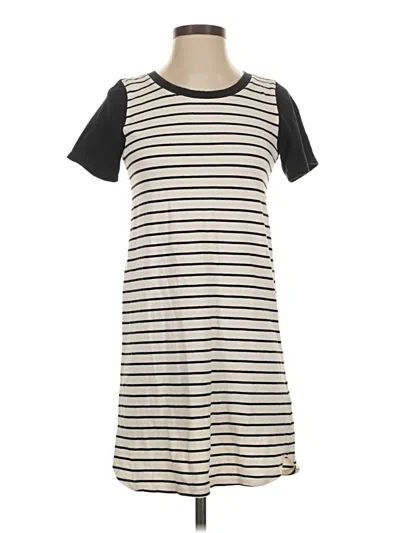 Pre-owned Hollister Short Sleeve T-shirt In White