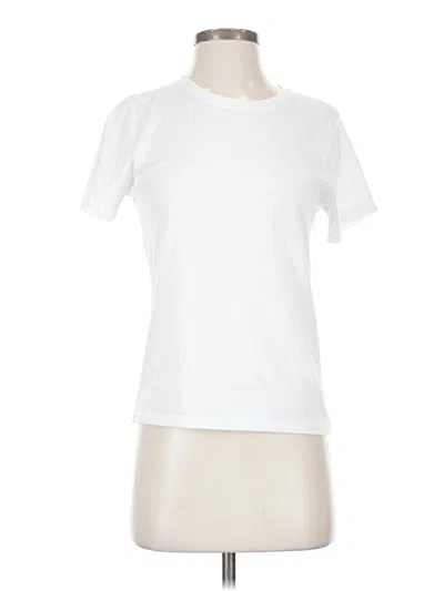 Pre-owned Hollister Short Sleeve T-shirt In White