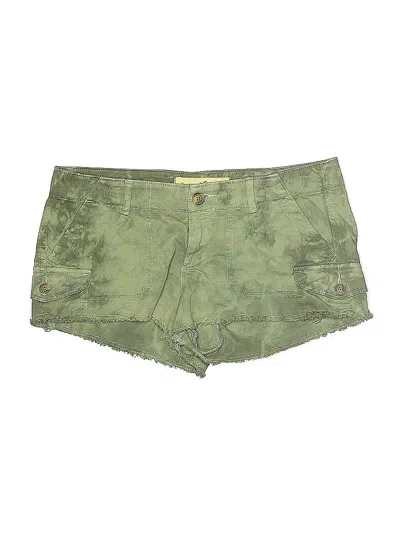 Pre-owned Hollister Shorts In Green