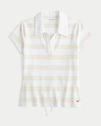 Hollister Short-sleeve Polo In White