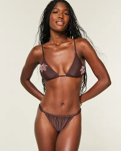 Hollister Side Strap Cheekiest Bikini Bottom In Animal Print
