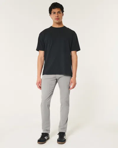 Hollister Skinny Chino Pants In Gray