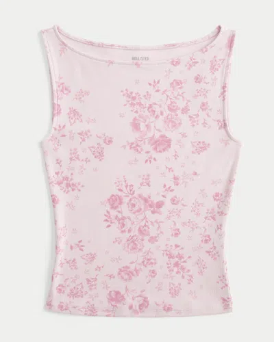 Hollister Slash-neck Tank In Multi