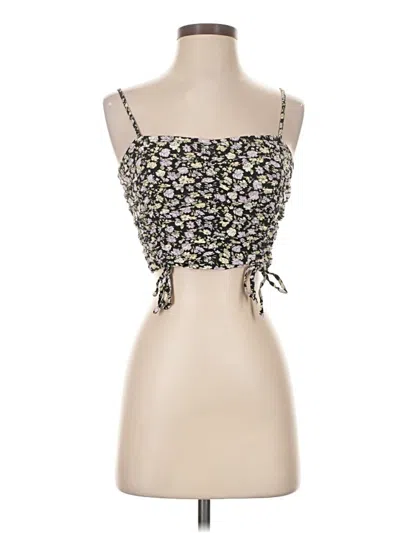 Pre-owned Hollister Sleeveless Blouse In Black