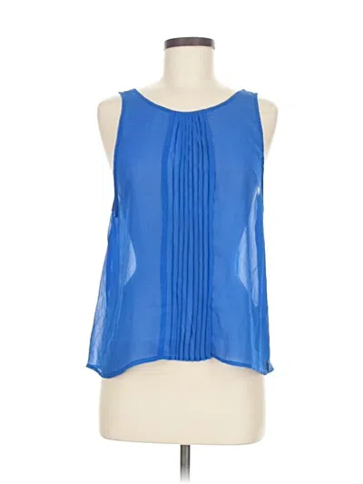 Pre-owned Hollister Sleeveless Blouse In Blue