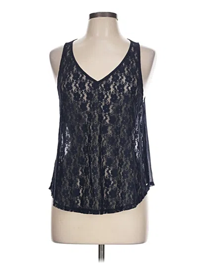 Pre-owned Hollister Sleeveless Blouse In Blue