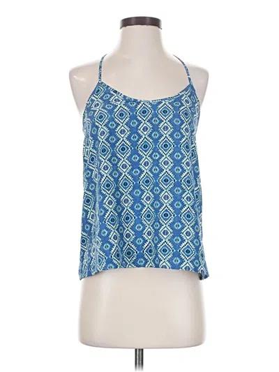 Pre-owned Hollister Sleeveless Blouse In Blue