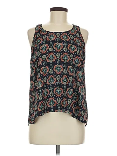 Pre-owned Hollister Sleeveless Blouse In Blue