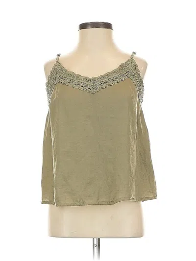Pre-owned Hollister Sleeveless Blouse In Green