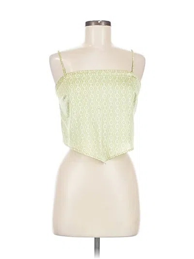 Pre-owned Hollister Sleeveless Blouse In Green