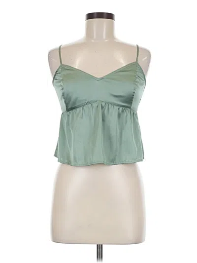 Pre-owned Hollister Sleeveless Blouse In Green