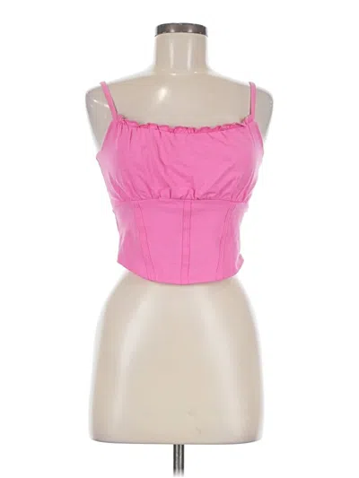 Pre-owned Hollister Sleeveless Blouse In Pink