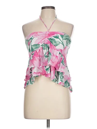 Pre-owned Hollister Sleeveless Blouse In Pink