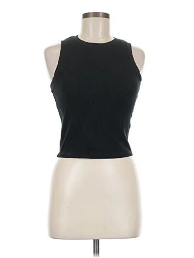 Pre-owned Hollister Sleeveless Top Black Halter Neckline Tops