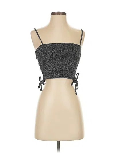 Pre-owned Hollister Sleeveless Top Black Strapless Neckline Tops