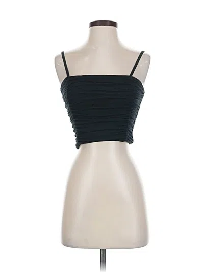 Pre-owned Hollister Sleeveless Top Black Strapless Neckline Tops